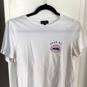 Top shop Read my Lips Top